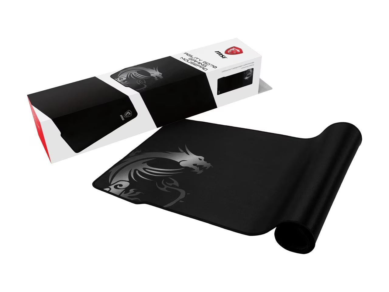 Agility GD70 Premium Gaming Mouse Pad, XXL Wide Extended Size, Smooth Silk Fabric, Anti-Slip Natural Rubber Base, 36 X 16 X 0.1