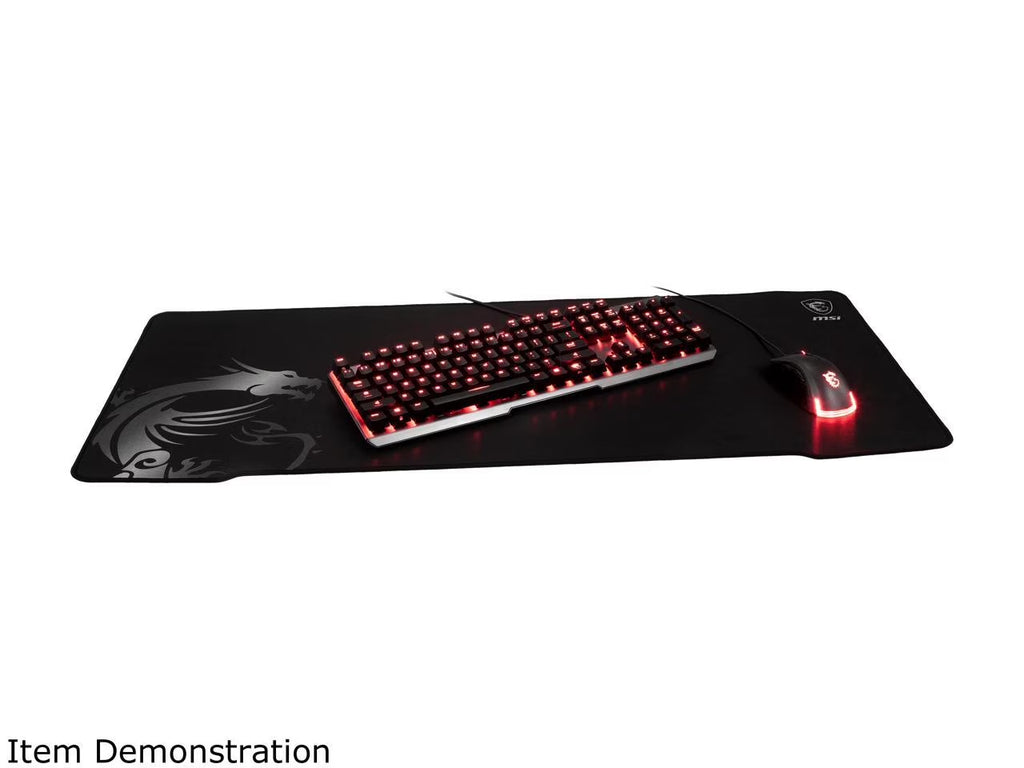Agility GD70 Premium Gaming Mouse Pad, XXL Wide Extended Size, Smooth Silk Fabric, Anti-Slip Natural Rubber Base, 36 X 16 X 0.1